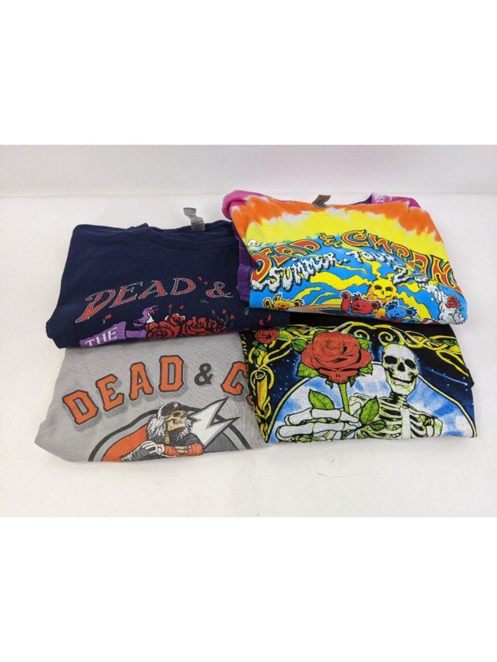 Dead & Co The Final Tour 2023 Tee Shirt Lot (4) Size 2XL Tie Dye San Francisco